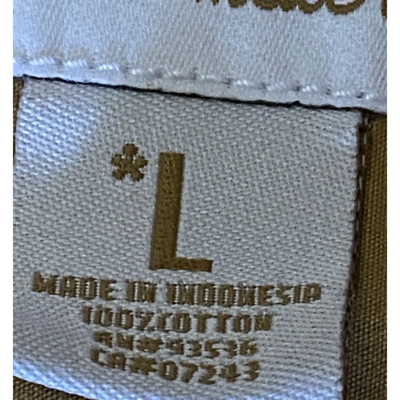 Ecko Mens L Earth Tone Plaid Cranberry Stripe Button Front Short Sleeve Shirt - Picture 3 of 10